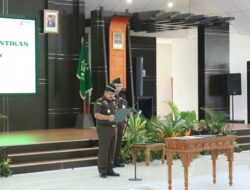 Serah Terima Jabatan dan Pelantikan Pejabat Eselon III di Wilayah Hukum Kejaksaan Tinggi Kalimantan Barat