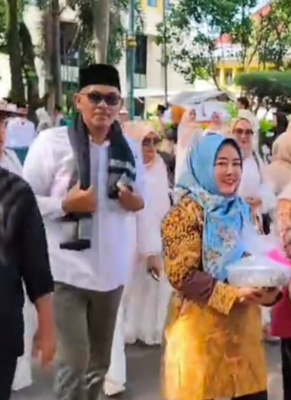 Pemdes Sukadaya Semarakkan Pawai Ta’aruf MTQH Kabupaten Bekasi