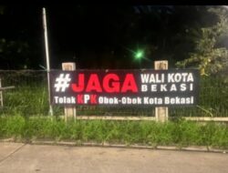 Spanduk Muncul Di Kota Bekasi Bertuliskan Tolak KPK Obok Obok Kota Bekasi