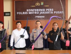 Gencarkan Patroli, Tim Presisi Samapta Polres Metro Jakarta Pusat Ringkus Gengster Yang Hendak Tawuran