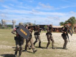 Siap Menghadapi Pilkada Satbrimob Polda Kalbar Asah Kemampuan Antisipasi Pelanggaran HAM