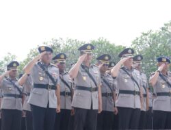 Dansatbrimob Polda Kalbar Ikuti Upacara Ziarah dalam Rangka Hari Bhayangkara Ke-78