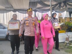 Sambut HUT Bhayangkara Ke – 78, Polsek Pesantren Anjangsana ke Kediaman Purnawirawan dan Warakawuri Polri Serta Anggota Sakit