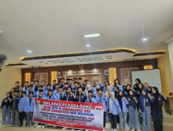 Sejumlah Elemen Mahasiswa dan BEM di Perguruan Tinggi Pontianak Deklarasikan Pilkada Damai
