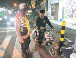 Cipta Kondisi, Petugas Gabungan Rayon II Polres Kediri Kota Amankan Puluhan Motor Tak Sesuai Spesifikasi Teknis