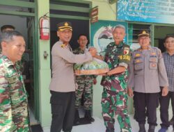 HUT TNI Ke – 79, Polsek Pesantren Berikan Surprise ke Koramil 0809/ 02 Pesantren