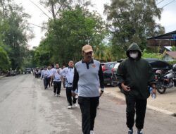 Jaga Hidup Sehat, Lapas Langsa Gelar Jalan Santai Diikuti Oleh Seluruh Pegawai dan Dharma Wanita