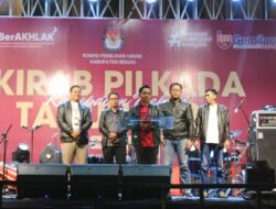 KPUD Kab. Bekasi Gelar Kirab Pilkada 2024, Ali Ridho : Maknai Pilkada Dengan Riang Gembira