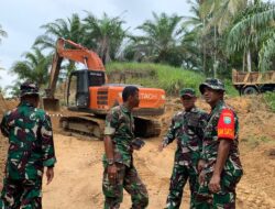 Tinjau TMMD Ke-122, Dandim Aceh Utara Pastikan Pekerjaan Tepat Waktu Dengan Hasil Yang Berkualitas