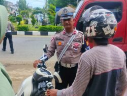 Patroli Rutin KTL Wilayah Kota Lhokseumawe 12 Pengendara Langgar Aturan Lantas