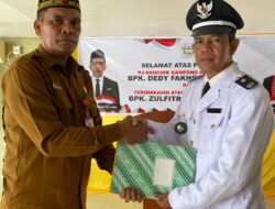 Kadis DPMG Kota Lhokseumawe Lantik Dedy Fakhrurrazi Sebagai Pj Keuchik Gampong Hagu Selatan