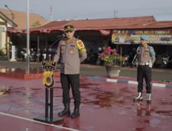 Kapolres Pidie Pimpin Apel Rutin Jam Pimpinan, Tekankan Kedisplinan dalam Bertugas Selama Kampanye Pilkada 2024