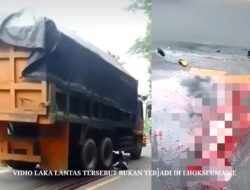 Beredar Nya Video Hoaks Laka Lantas di Loskala, Polres Lhokseumawe Imbau Agar Warga Cek Sumber dan Harus Berhati-Hati Bermedsos Sebelum Berkaitan sama hukum.