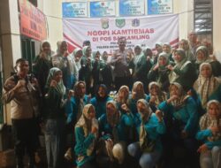 Polsek Koja Ngopi Kamtibmas Bersama Warga di Pos Satkamling RW 08 Kelurahan Lagoa