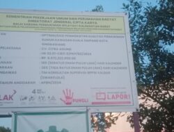 Dugaan Pembangunan Optimalisasi Peningkatan Kualitas Pemukiman Kumuh Kuala Simpang di Singkawang Mangkrak