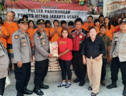 Minggu Kasih Polsek Pademangan : Berikan Bantuan Untuk Anak-Anak Disabilitas di Rumah Singgah Ampera