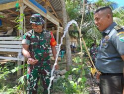 Sumur Bor Capai 80 Persen, Dansatgas TMMD Pastikan Sumur Bor Bermanfaat Dan Sesuai Harapan Masyarakat