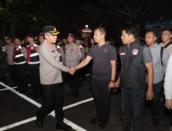 Kapolres Metro Jakarta Utara Gelar Apel dan Patroli Bersama dalam Rangka Kegiatan Rutin Yang Ditingkatkan (KRYD) di Wilayah Jakarta Utara