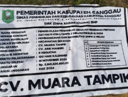 Pembangunan Rehab SMPN 2 Meliau Kab Sanggau Diduga Menyimpang dari Kontrak