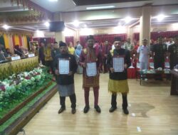 Ketua DPRK Lhokseumawe Dilantik Faisal, Sudirman dan Zulya Masa Jabatan Periode 2024-2029