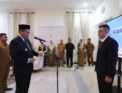 Lantik Direktur PDAM Ie Beusaree Rata, Pj Wali Kota Lhokseumawe Minta Gerak Cepat