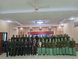 Dandim 0103/Aceh Utara Pimpin Acara Wisuda Purnawira, Ini Pesan Dandim