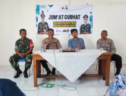 Jumat Curhat Polsek Pesantren, Kapolsek Ajak Warga Sukseskan Program Ketahanan Pangan Nasional dan Pilkada Aman Damai