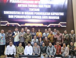 Lemdiklat Polri dan Formas Teken MoU