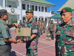 Terima Kaporlap, Prajurit Kodim Aceh Utara Ucapkan Terima Kasih Kepada KASAD