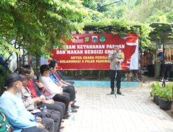 Dukung Program Ketahanan Pangan: Polsek Pademangan Bersama Tiga Pilar Pademangan Kolaborasi Artha Graha Peduli