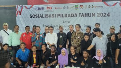 Sosialisasi Pilkada 2024 di Hari Tenang, SMSI Kabupaten Bekasi Dorong Angka Partisipasi Masyarakat
