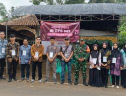 Babinsa Koramil 0602-12/Ciomas Pantau Kesiapan TPS Jelang Pelaksanaan Pilkada 2024