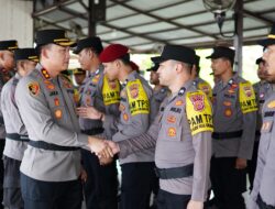 Kapolres Pidie Lepas BKO Polda Aceh, Usai Laksanakan Pengamanan TPS