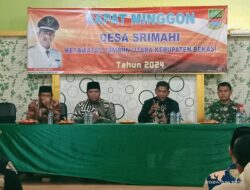 Pemdes Srimahi Gelar Rapat Minggon, Ini Beberapa Point Penting Yang Dibahas