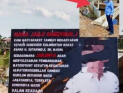 Waterfront Sambas Mangkrak, Sutarmidji Tuai Kritik Warga Lokal!