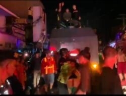 Polres Melawi Evakuasi dan Penanganan Kebakaran Ruko di Nanga Pinoh