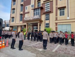 Polres Lhokseumawe Kerahkan Ratusan Personel untuk Amankan Rapat Pleno