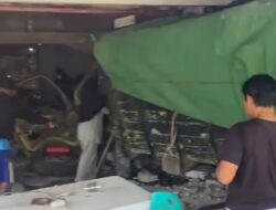 Truk Diduga Rem Blong Tabrak Dua Ruko di Simpang Ampar, Satu Korban Meninggal Dunia