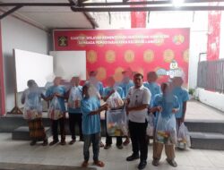 Peduli WBP Lansia, Lapas Langsa Bagikan Paket Penunjang Daya Tahan Tubuh