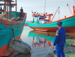 Antisipasi Gangguan Keamanan, Sat Pol Airud Polres Lhokseumawe Gelar Patrol Kawan Nelayan Pusong