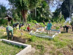 Dandim Aceh Utara Kerahkan Anggota Lakukan Karya Bakti Serentak Peringati Hari Juang Kartika