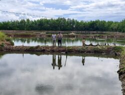 Jaga Keamanan Warga, Sat Pol Airud Polres Lhokseumawe Patroli Lokasi Tambak Ikan