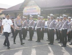Polres Pidie Laksanakan Apel Gelar Pasukan Ops Lilin Seulawah 2024