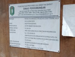 Diduga Kuat Rehabilitasi Dermaga Sungai di Km.9.2 Sungai Raya Berbau Korupsi: Sudah Ada Keretakan Setelah Baru Selesai Dibangun