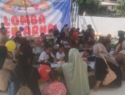 Indomaret Desa Muara Jekak Peduli Pendidikan Anak Usia Dini Laksanakan Lomba Melukis