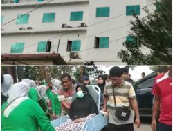 Pasien Di Evakuasi, Pihak RS.Tiara Bekasi Babelan Panik Akibat Kebakaran Di Ruang Administrasi