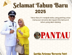 Pemerintahan Desa Sukadaya Kec. Sukawangi Kab. Bekasi Mengucapkan Selamat Tahun Baru 2025