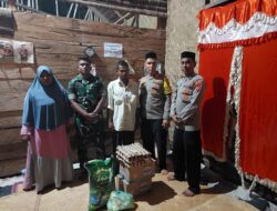 Kapolres Aceh Utara Melalui Kapolsek Tanah Luas Kunjungi Rumah Duka Almarhum Wadidah