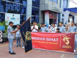 Imigrasi Lhokseumawe Gelar Jalan Sehat dan Perlombaan Mini Soccer