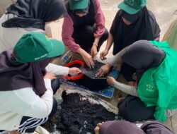 Mahasiswa KKN 59 Latih Warga Produksi Arang Briket Limbah Sekam Padi